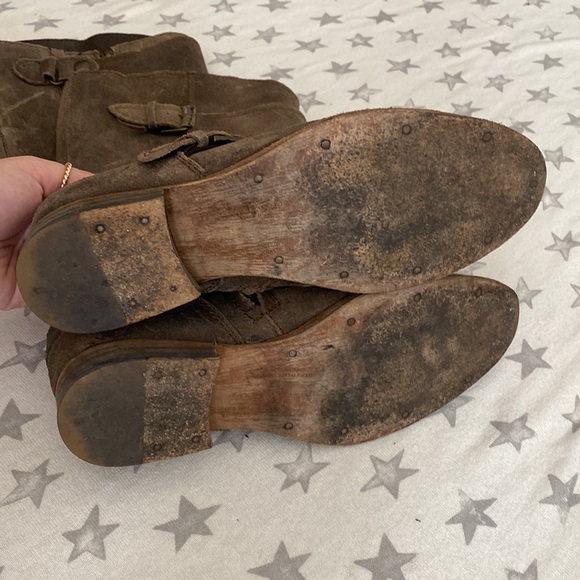 All Saints distressed suede boots size 37 - Picture 4 of 4
